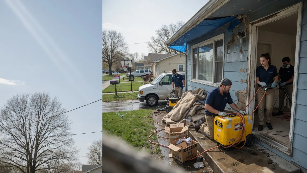 Basement Flood Cleanup in Combs, KY near me